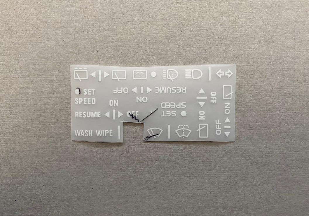 Kit 'A' (Sold As-is) Instrument Decal Set Volvo