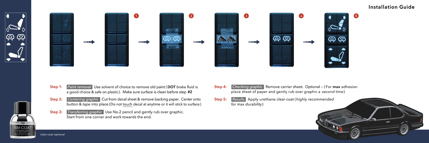 Business CD BMW Radio Decal