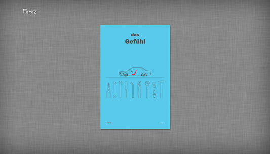 'E28' BMW 12x18" Poster