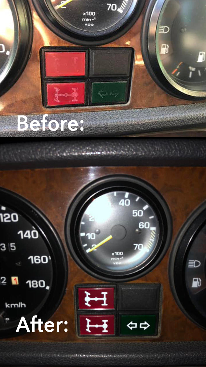 G-Wagon (Locker) Indicator Decal Kit -- Late