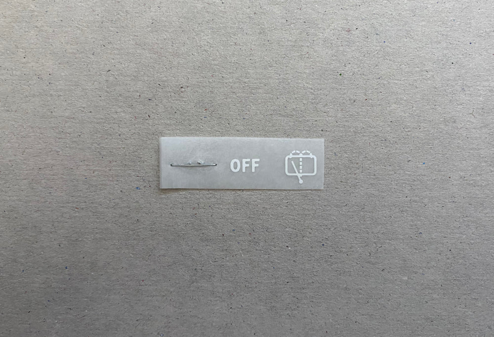 Rear Wiper Decal (Horizontal) -- Toyota