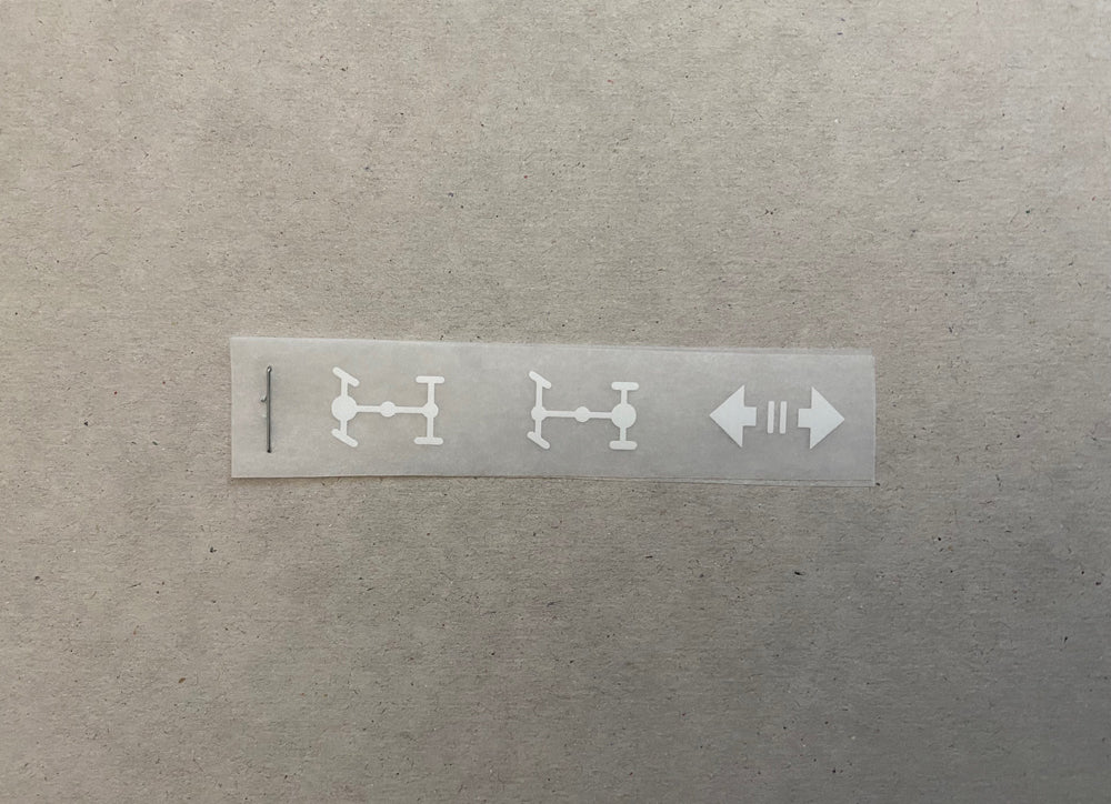 G-Wagon (Locker) Indicator Decal Kit -- Early