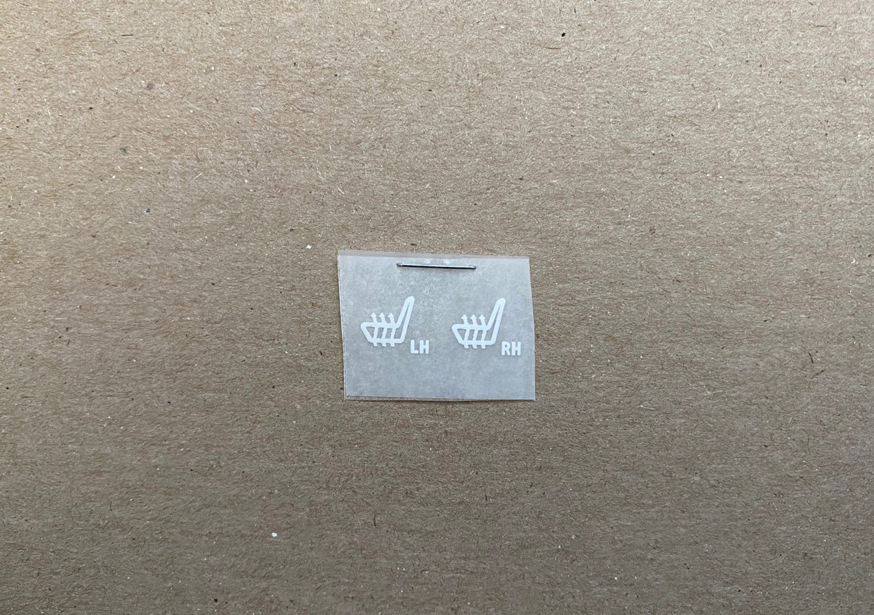 Heated Seat Decal FJ60/62/70/80