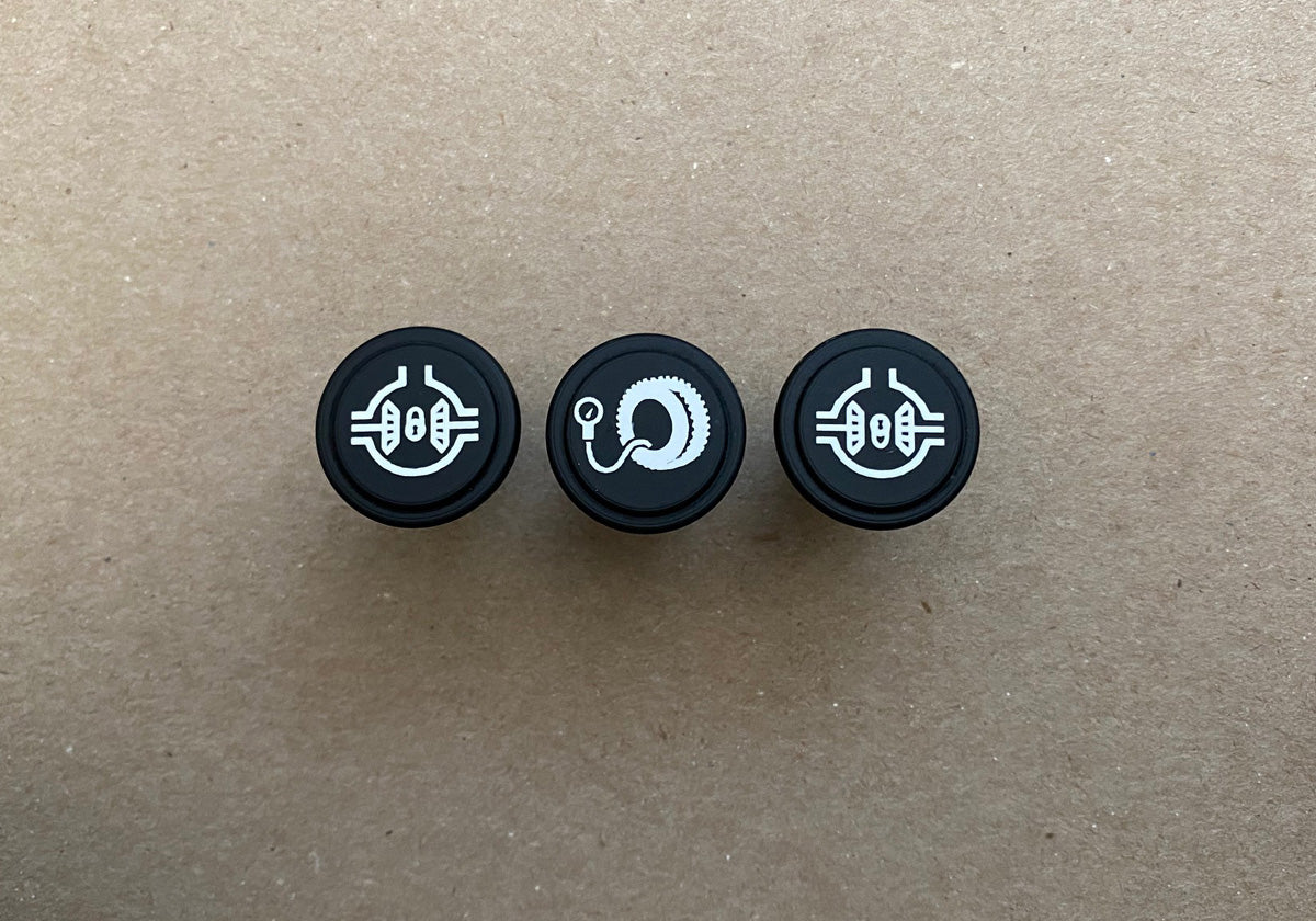 ARB Style Pull Button Set of 3