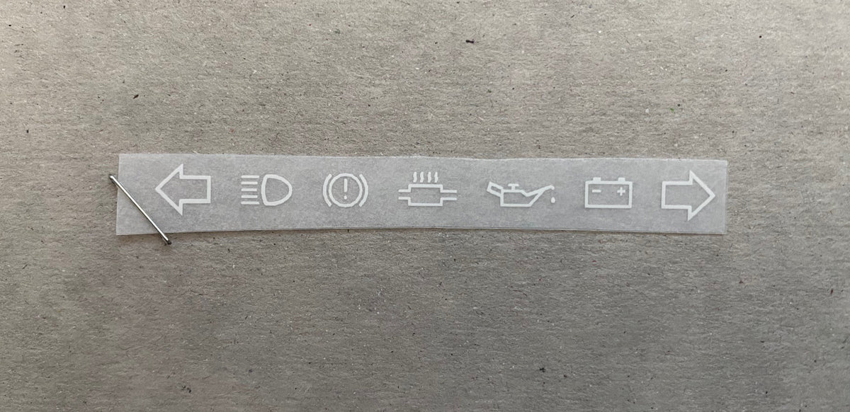 Gauge (Face) Decal Kit Miata NA/NB