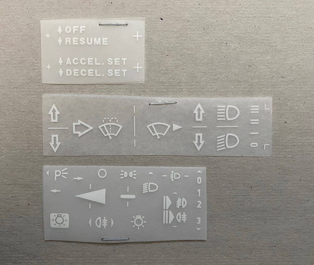 Interior Decal Kit Package (Early)