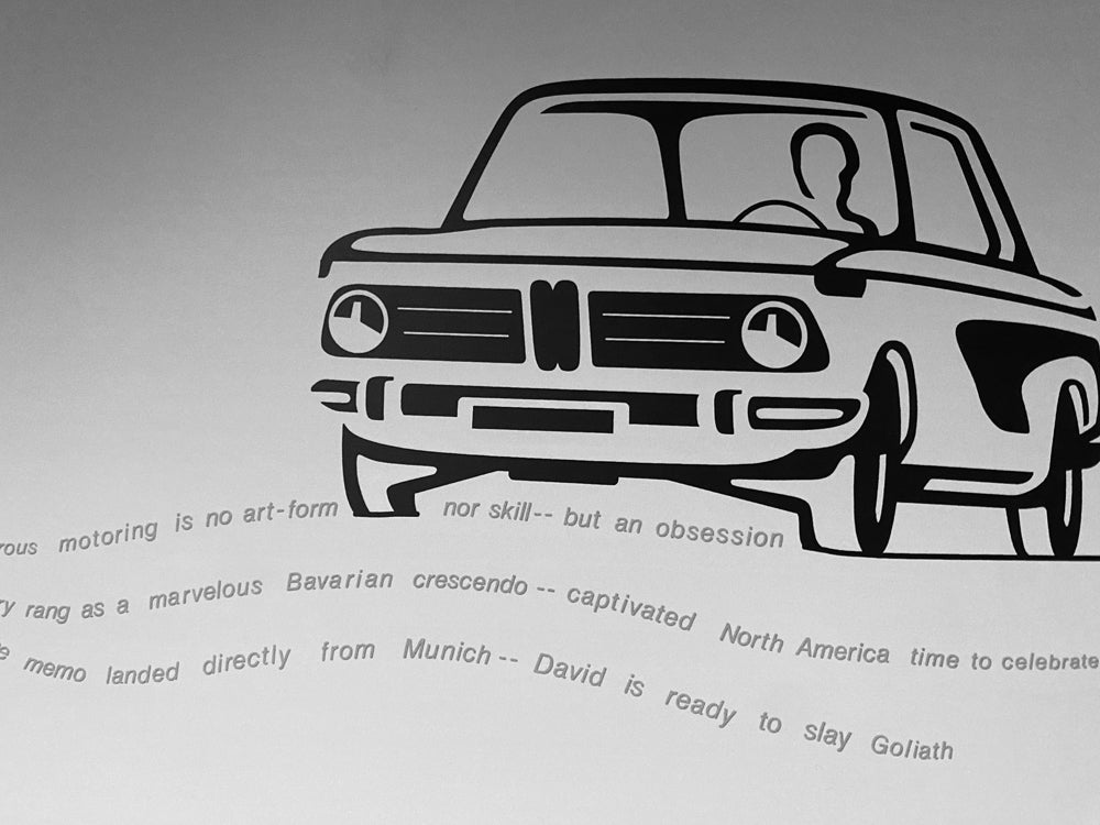 '2002' BMW 12x18" Poster