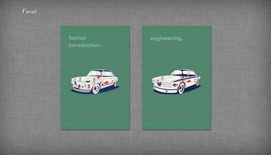 'Halo' BMW 12x18" Poster Set