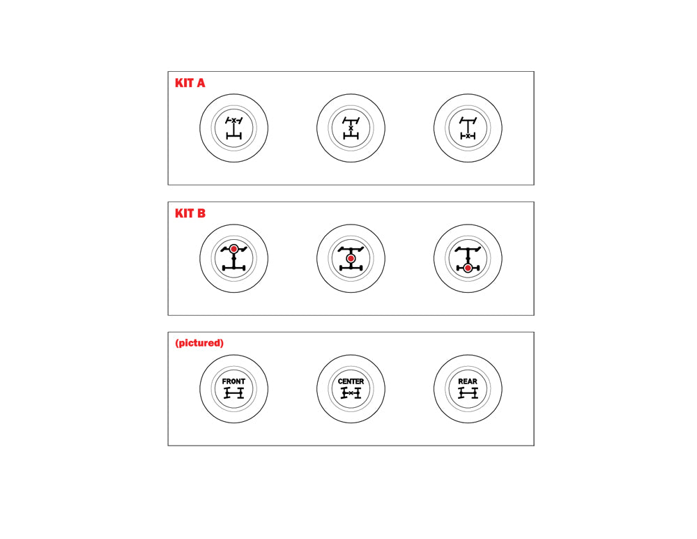 Syncro Locker Button (Decal) Kit