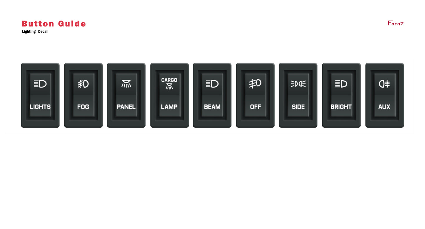 G-Wagon Small Decal Kit