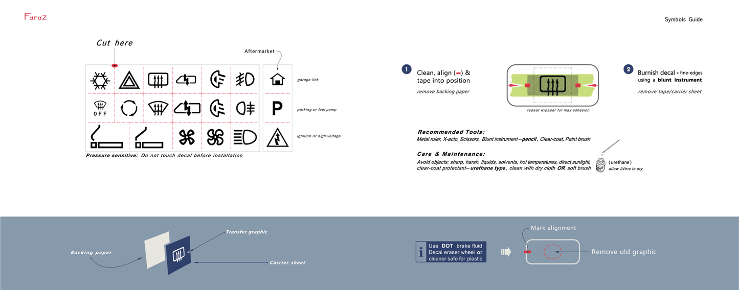 Power Antenna Decal for BMW