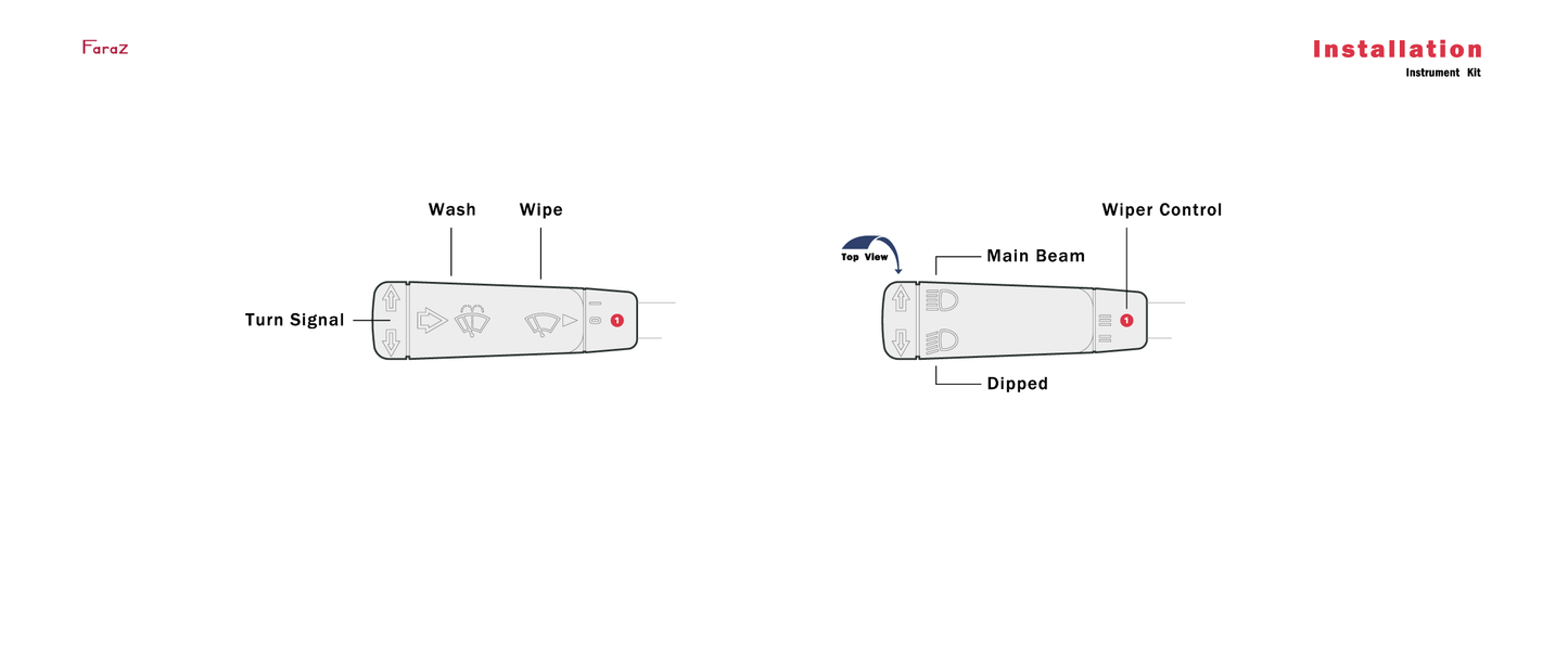 Instrument Decal Kit Mercedes (Early)
