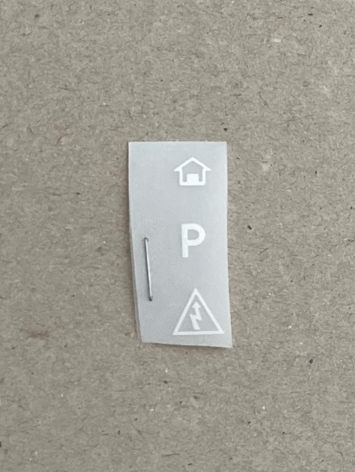 Garage/Power/Aux Decal for BMW