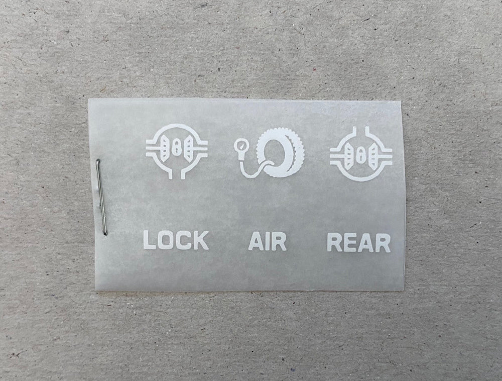 Landcruiser Front/Rear Locker + Compressor Decal Kit
