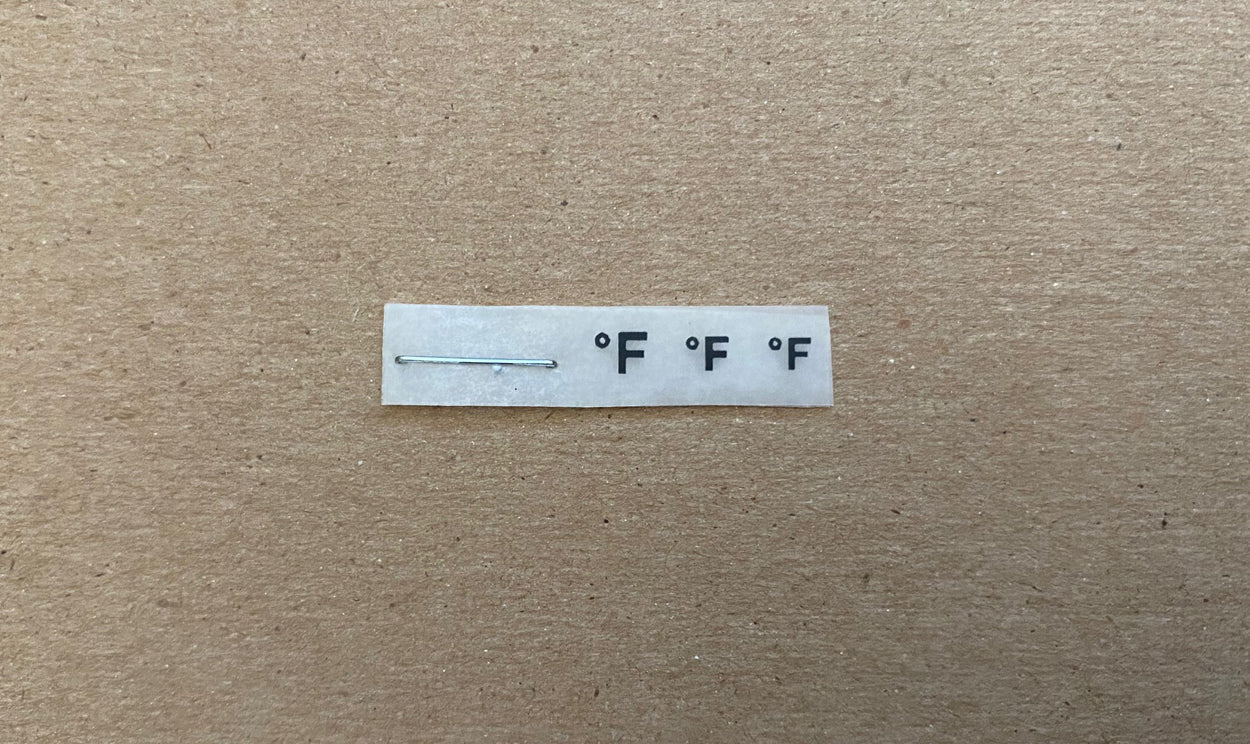 (°F) Degree Fahrenheit Decal Kit
