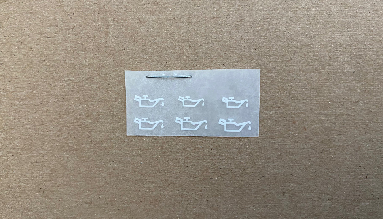 (ISO) OIL Symbol Decal Kit