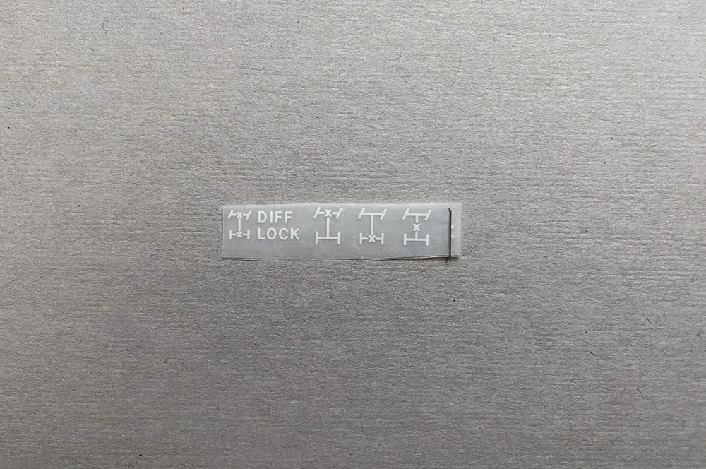 Syncro Locker Button (Decal) Kit