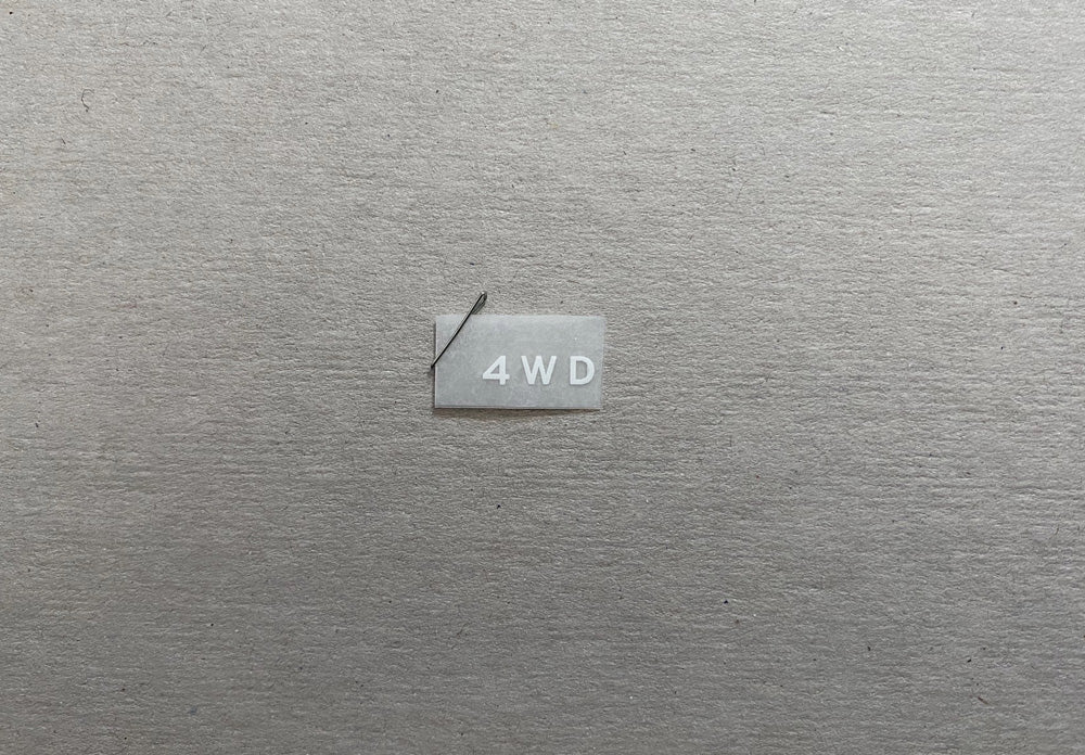 4WD Lettering 60/62 Series (Telltale)
