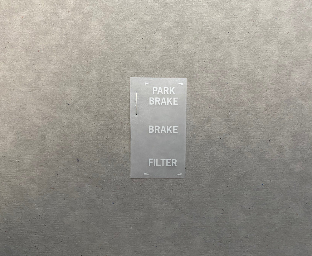 'Filter' 4WD Indicator Decal Kit (40 series)