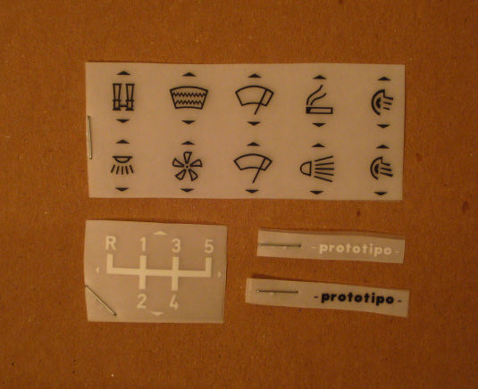 Decal Package BMW 2002 5 Speed (Button Kit)