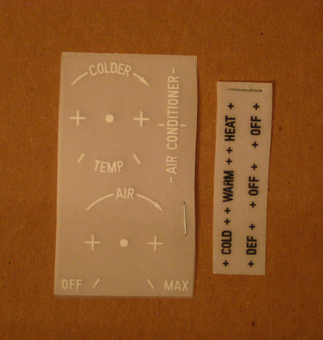 Decal Package BMW 2002 (Heating)