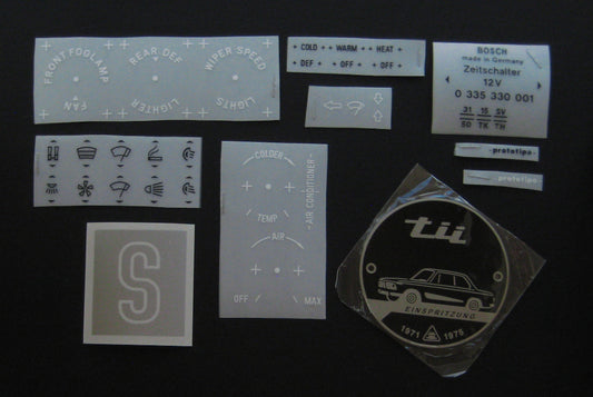 Tii Metal Badge + Decal Kit
