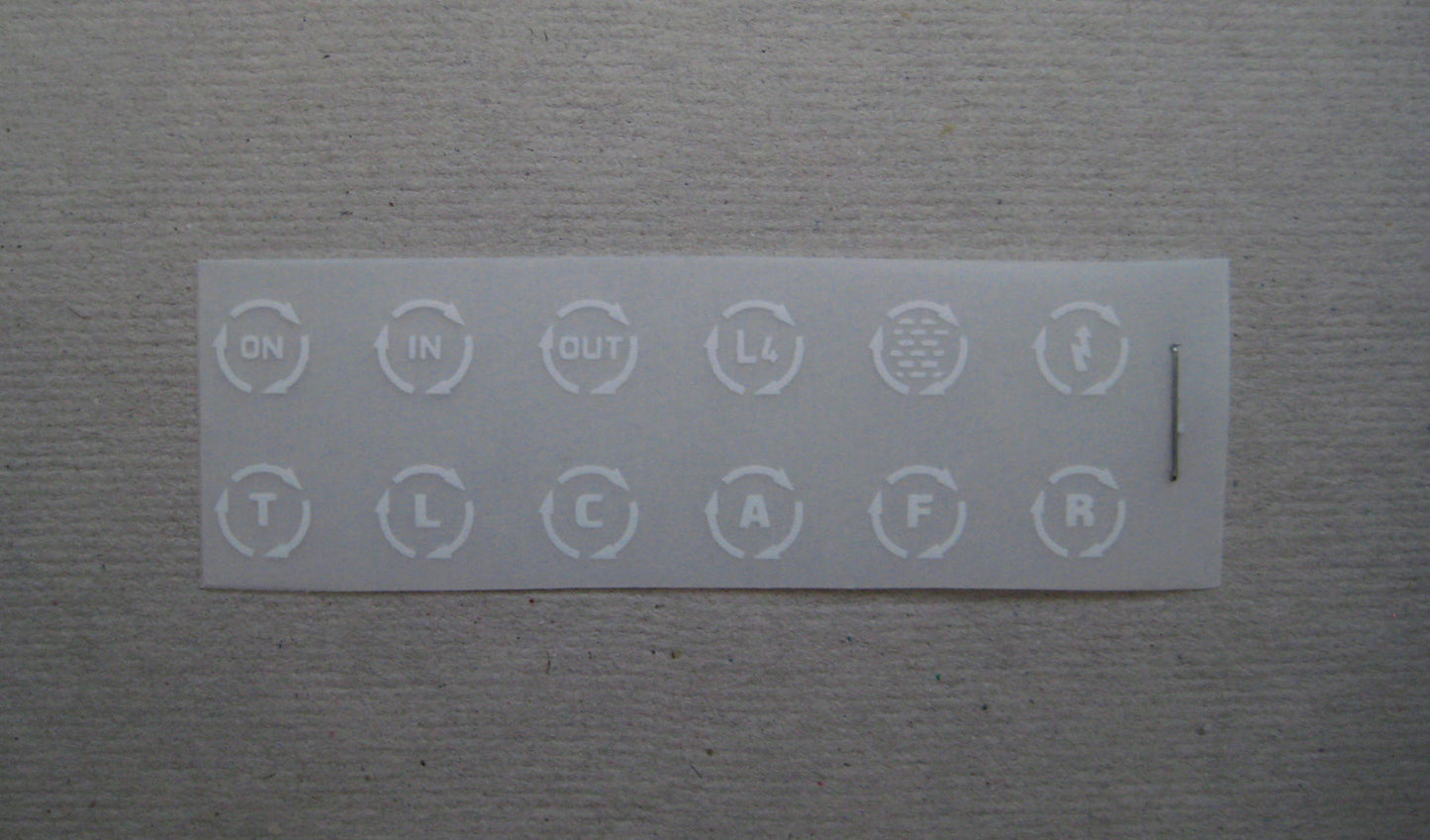 Auxiliary Decal Kit Toyota Landcruiser
