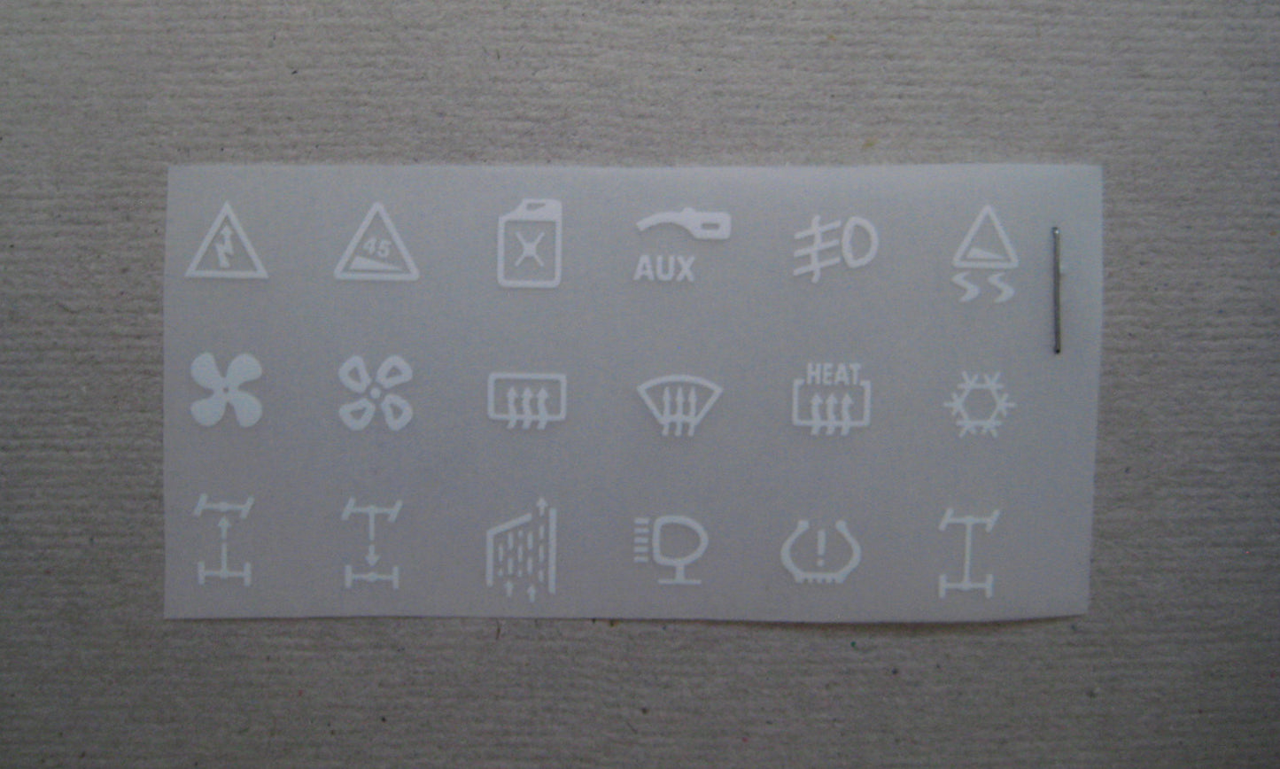 Interior Decal Kit Toyota Landcruiser