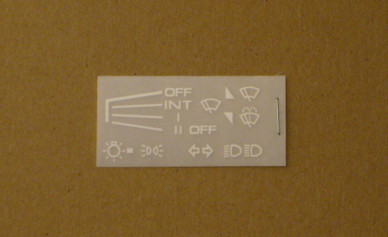Instrument Decal Set Miata NA/NB