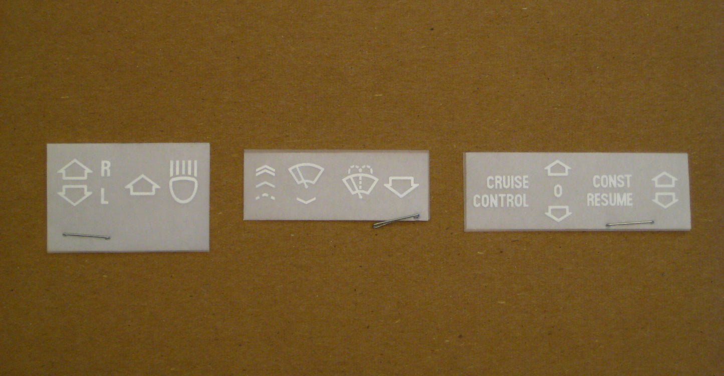 Decal Replacement (Instruments) BMW