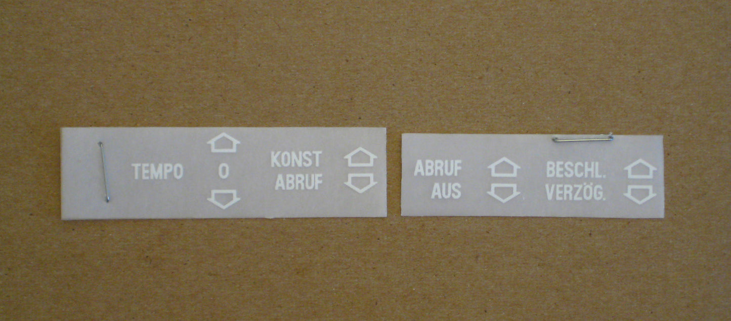 Euro Cruise Control Decal BMW