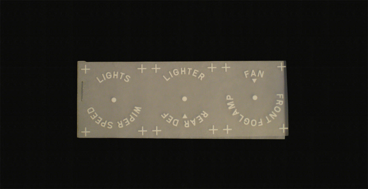 2002 BMW Dashboard Lettering Set (USA)