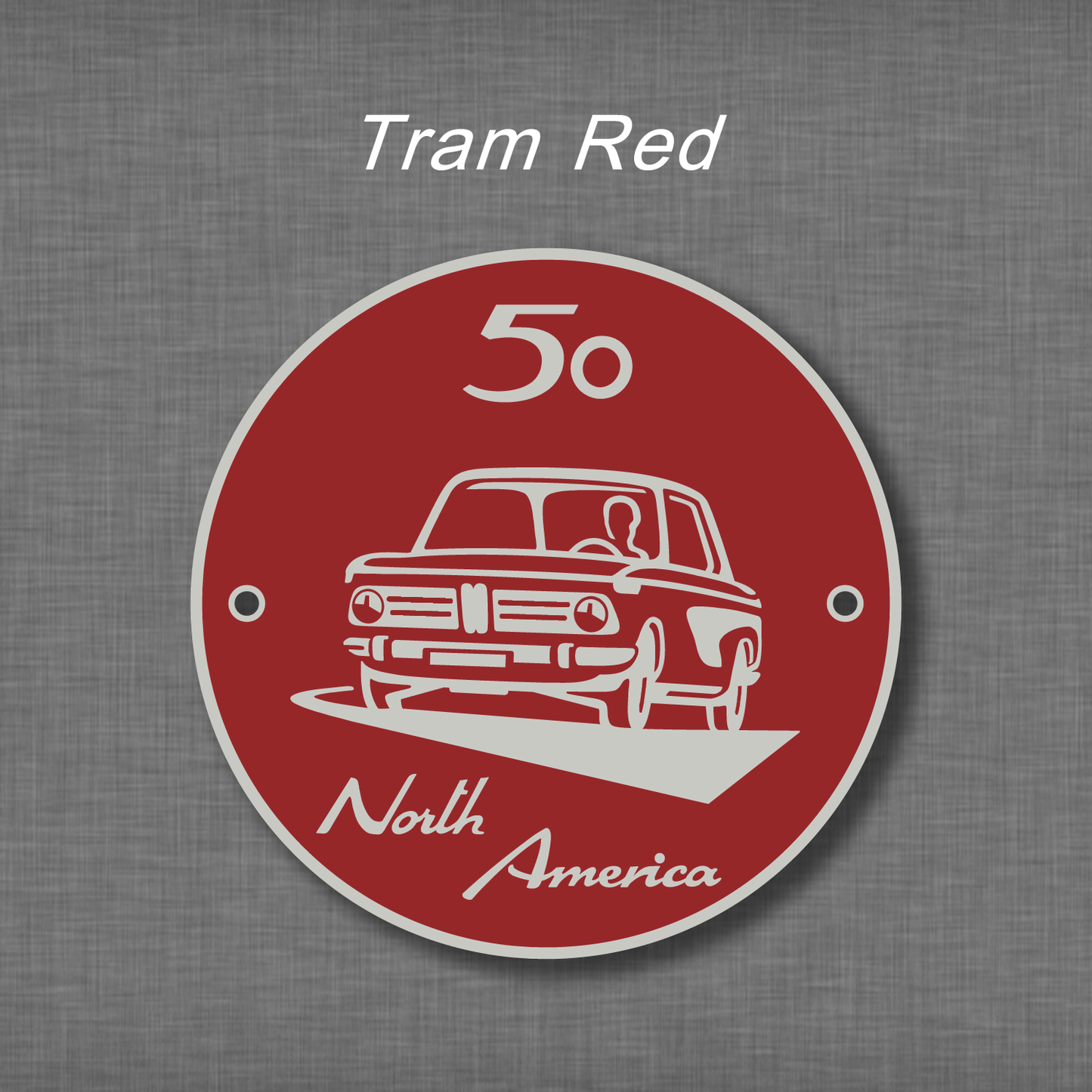 82mm Tram Red