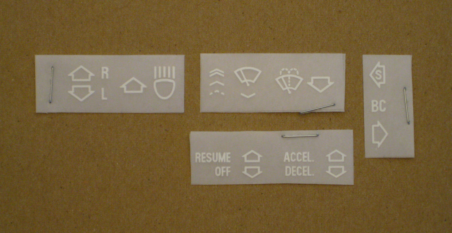Instrument Decal Set BMW