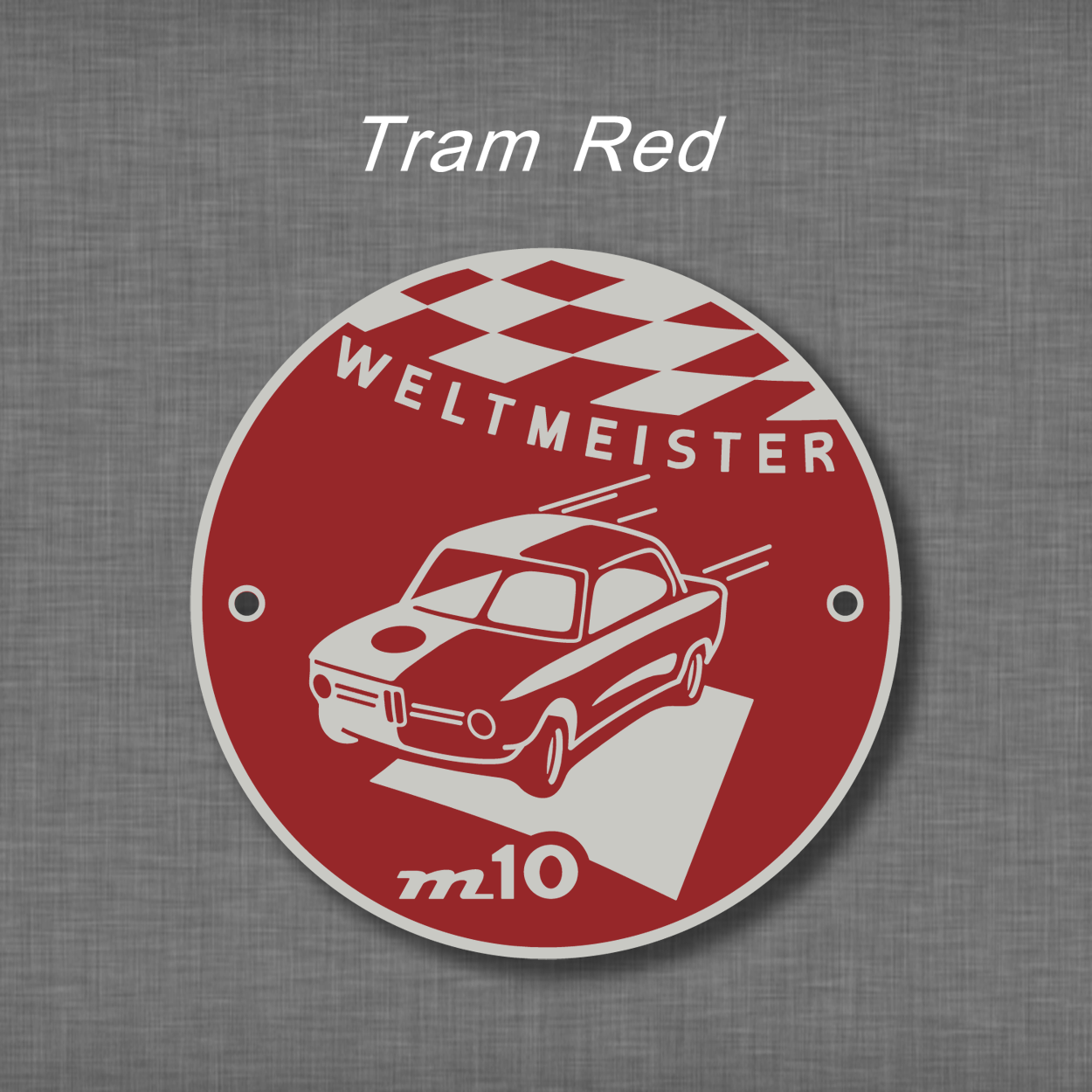 82mm Tram Red