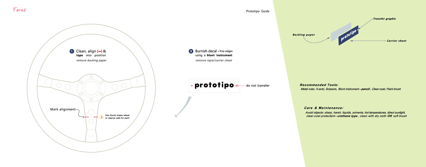 'Prototipo' Replacement Decal (MOMO)