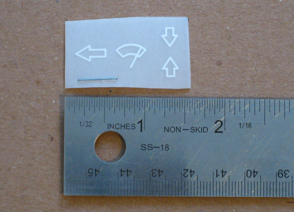 Wash/Wipe Stalk decal BMW 2002/e3/e9
