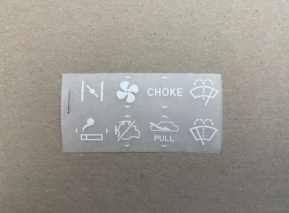 Machine Button Decals (40 series) Button Decal Kit – MoFaraz