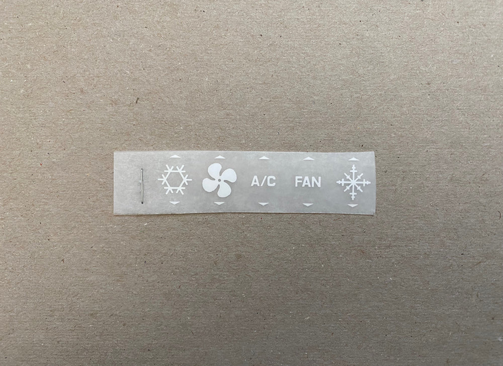 (40 series) A/C Decal Kit
