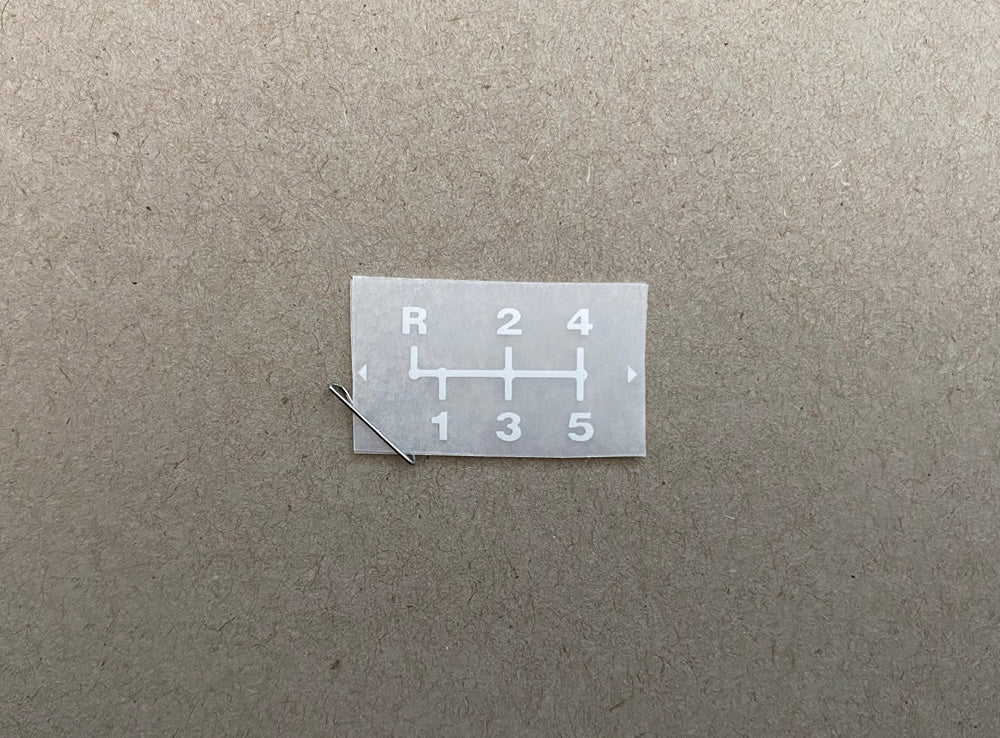 (BMW Motorsport) Shift Decal BMW e9/e21/e24 – MoFaraz