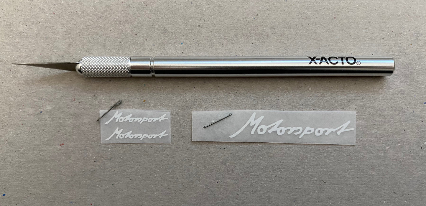 25mm 'Motorsport' Decal (pair)