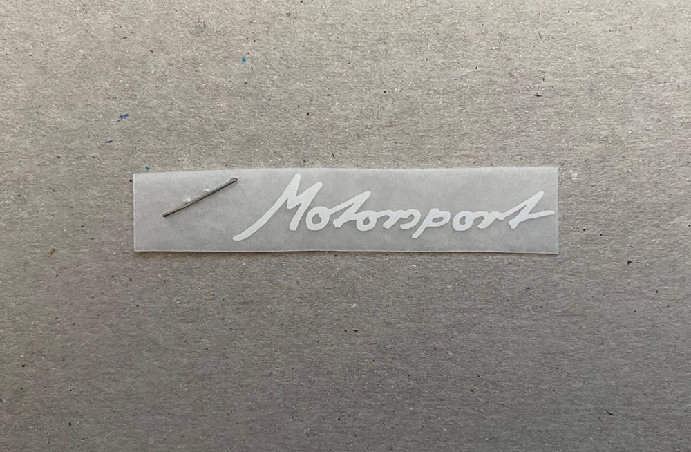 50mm 'Motorsport' Decal