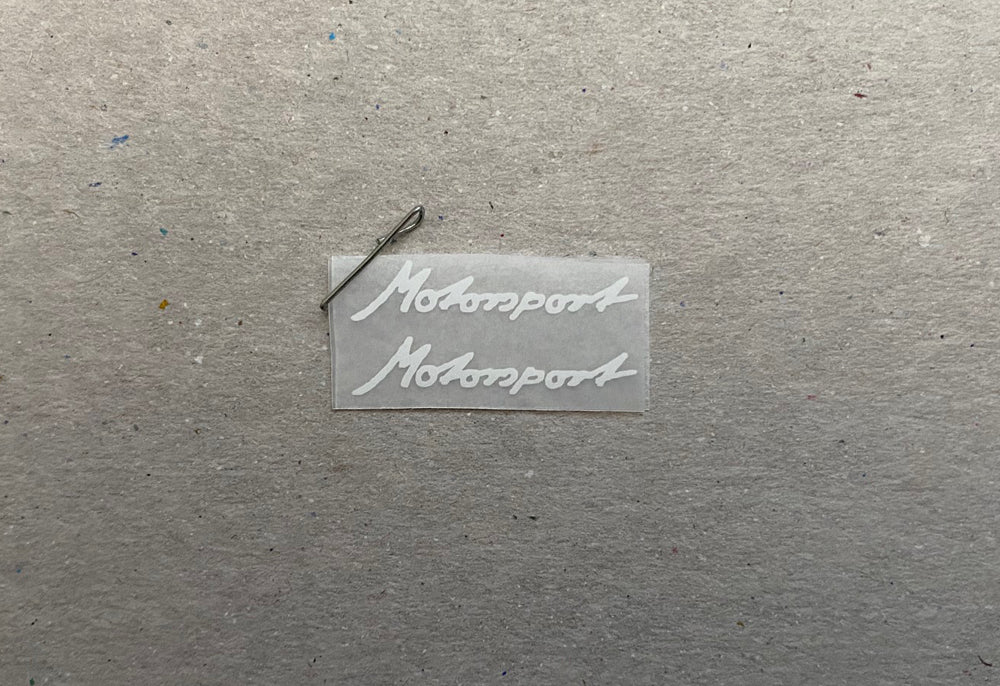 25mm 'Motorsport' Decal (pair)