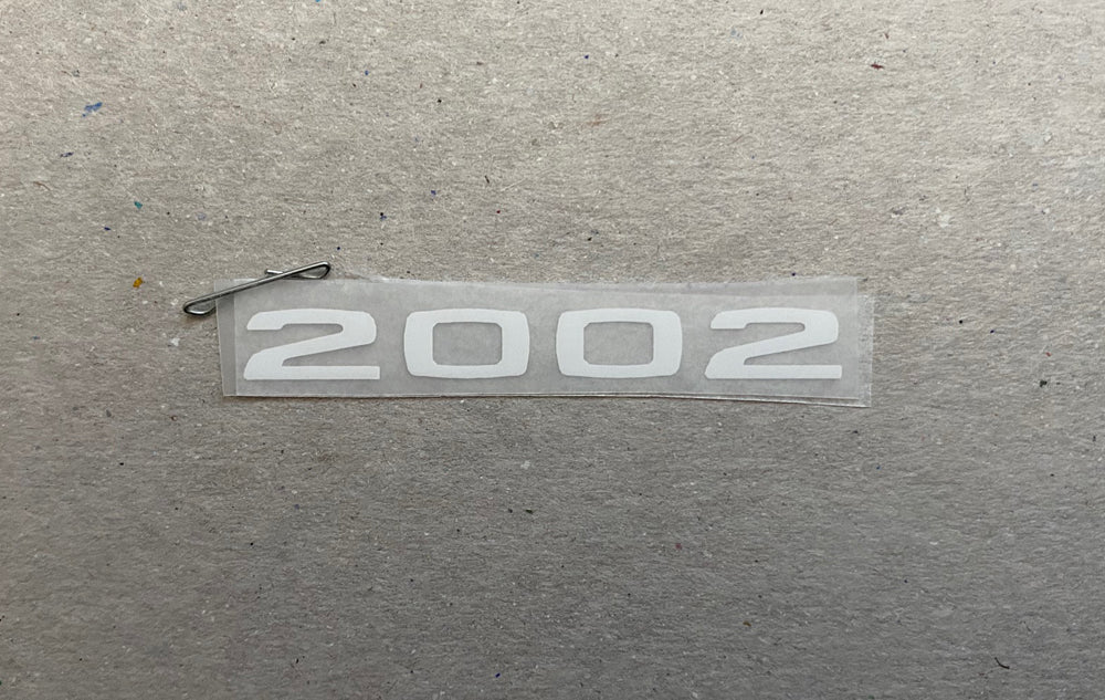 50mm '2002' Decal