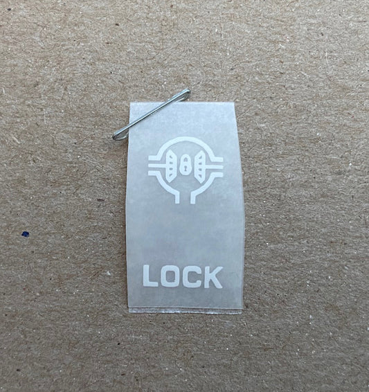 Locker Decal for Toggle Switch