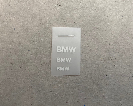 BMW Text Decal