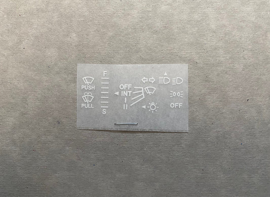 FD RX7 **RHD** Instrument Decal Kit