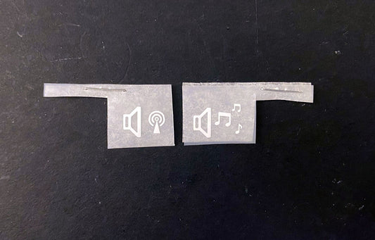 Radio Knob Decal (Toyota) 40-60 series