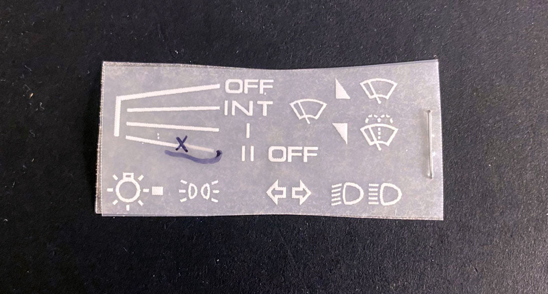 As-is Decal Set Miata NA/NB