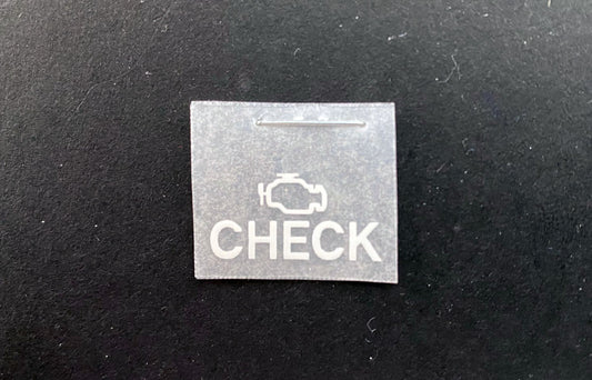 Check Engine Decal sr5 Toyota (Telltale)
